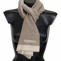 Flash Sale 🌟 Missoni Wool Unisex Neck Warmer Men's Scarf 👍