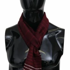 Outlet 🌟 Missoni Wool Striped Unisex Neck Wrap Shawl Fringes Men's Scarf 🎁