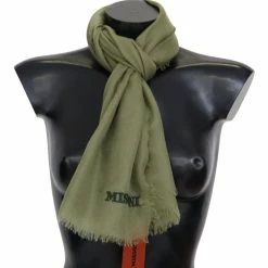 New ⌛ Missoni Cashmere Unisex Neck Wrap Men's Scarf 🤩