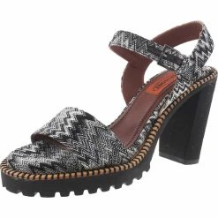 Best Sale ✔️ Missoni 👩 Womens Open Toe Ankle Strap 👠 Heels ✨