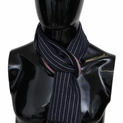 Discount 🛒 Missoni Striped Wool Unisex Neck Wrap Men's Scarf 👍