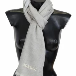 Best deal ❤️ Missoni Wool Knit Unisex Neck Wrap Men's Scarf 🤩
