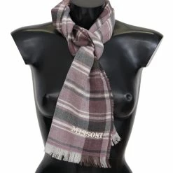 Best deal 💯 Missoni Striped Wool Unisex Men's Scarf 🔥