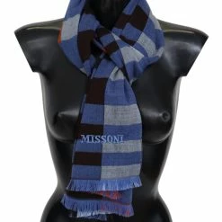 Buy ✔️ Missoni Check Wool Unisex Neck Wrap Men's Scarf 🔔